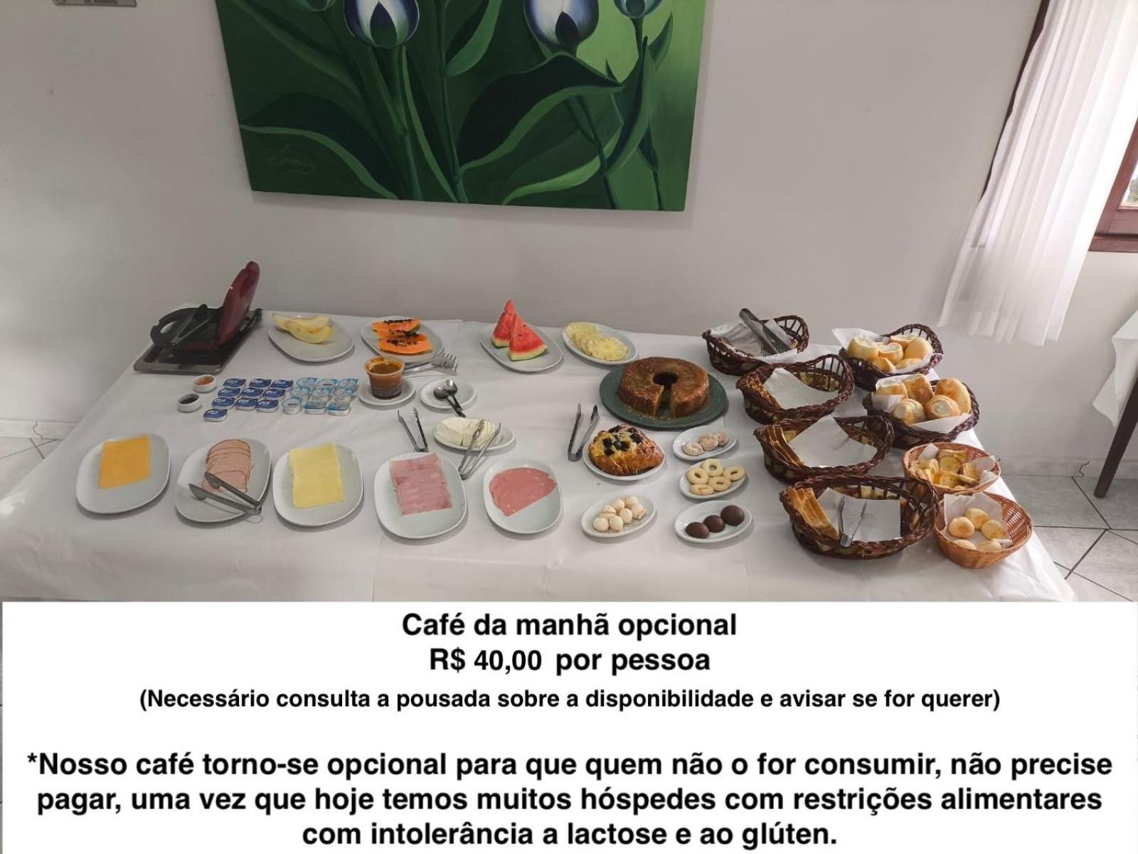 Pousada Nossa Senhora Penedo  Bagian luar foto Breakfast at a hotel in Brazil
